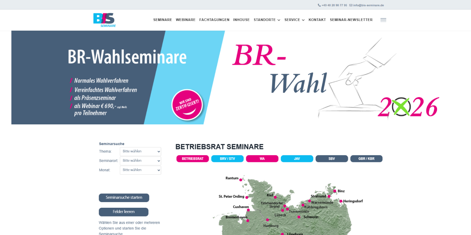 BIS Betriebsrats-Intensiv-Schulungen